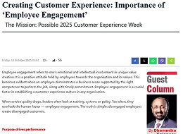 Creating Customer Experience: Importance of ‘Employee Engagement’
